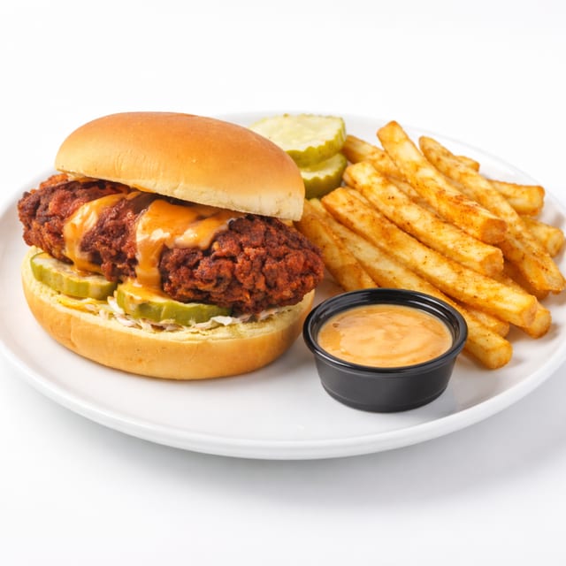 Combo #1 - Sandwich and Fries.